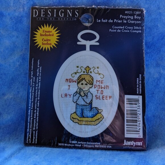 5 counted cross-stitch kits with frames - Picture 4 of 4